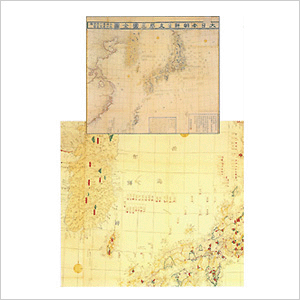 대일본조선팔도지나삼국전도, 1882년 조선해 & 일본해