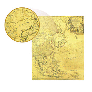 Herman Moll, 런던, 1720년 - Sea of Corea